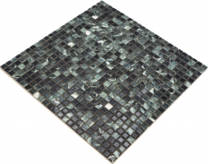 Piastrelle di ceramica a mosaico Jasba verde alpi lucido effetto marmo parete cucina piastrelle bagno parete doccia / 10 tappetini a mosaico