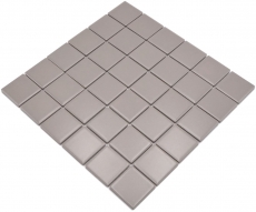 Piastrella a mosaico in ceramica fango opaco rivestimento parete cucina bagno MOS14-2411_f