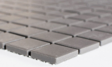 Piastrella a mosaico in ceramica grigio-marrone non smaltata antiscivolo piastrella per bagno piastrella per pavimento piastrella per cucina - MOS18-CU050