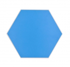 Piastrelle di mosaico autoadesive blu opaco aspetto esagono piastrelle di mosaico cucina muro piastrelle backsplash bagno MOS200-S04_f