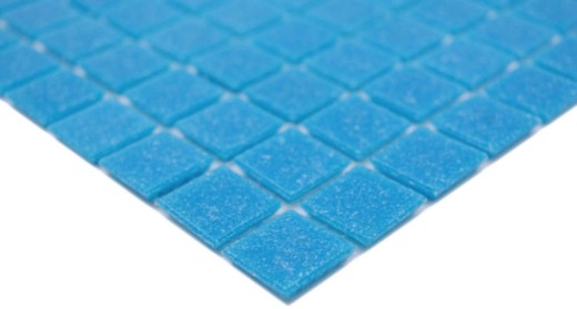 Tessere di mosaico Mosaico di vetro Classic Uni glass plain blue paper-bonded Mosaico per piscina MOS200-A14-P_f