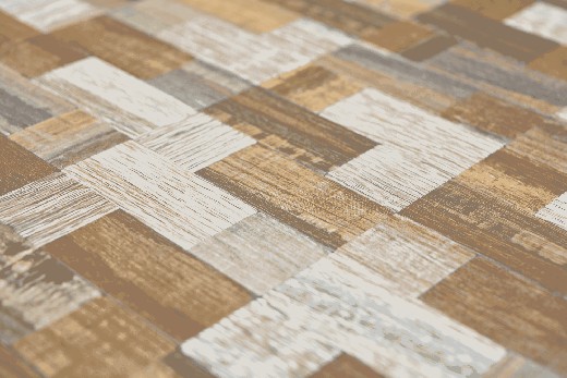 Campione manuale di mosaico autoadesivo alluminio grigio beige combinazione metallo legno MOS200-2322_m