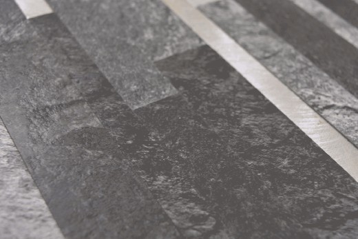 Campione a mano in vinile composito aspetto pietra nero Qaurtz/Argento mosaico piastrelle parete backsplash MOS200-32BS_m