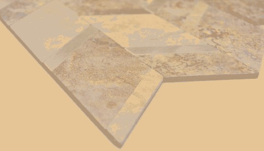 Campione a mano di piastrelle in vinile effetto pietra Limestone beige/argento MOS200-46LBG_m
