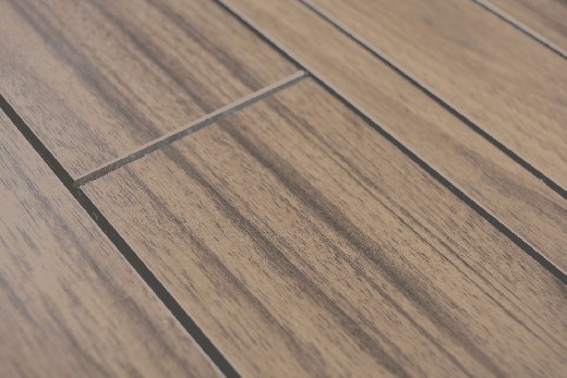 Campione a mano in alluminio composito effetto legno Wood Dark Level Backsplash MOS200-52WDL_m