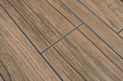 Campione a mano composito alluminio effetto legno Legno marrone Struttura parete piastrelle backsplash MOS200-56WBS_m