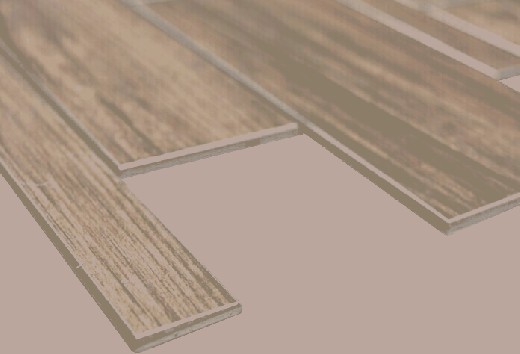Campione a mano composito alluminio effetto legno Legno marrone Struttura parete piastrelle backsplash MOS200-56WBS_m
