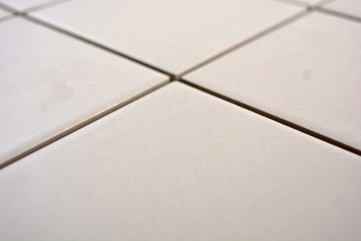 Piastrella di mosaico in ceramica grigio chiaro non smaltata MOS22-1204
