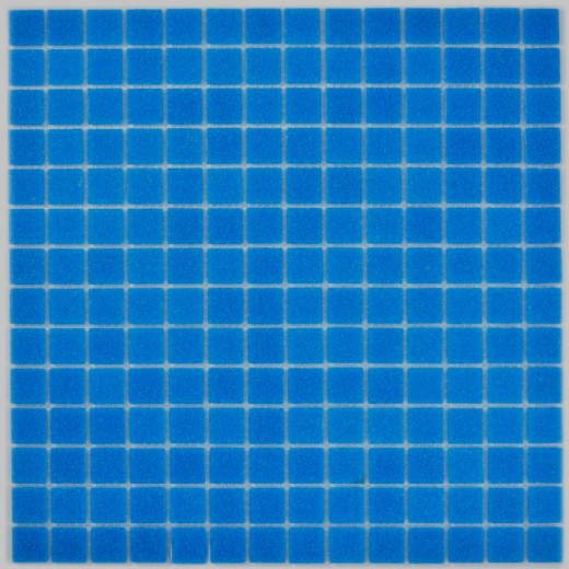 Piastrella di mosaico per piscina mosaico di vetro blu cobalto incollata su carta - MOS200-A15-P