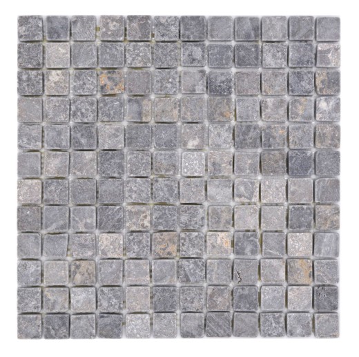 Marmo mosaico Grigio chiaro Grigio Antracite Pietra naturale Antica MOS36-TN23_f