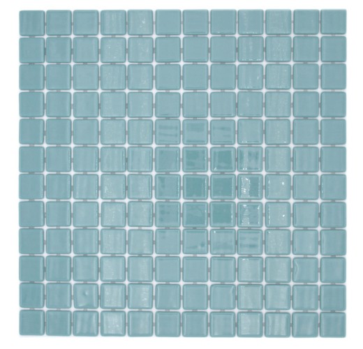 Campione a mano piastrelle di mosaico piscina mosaico piscina mosaico turchese verde pastello parete doccia SPAGNA - MOS220-25832U_m