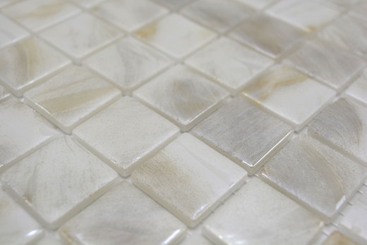 Campione a mano piastrelle mosaico piscina mosaico piscina mosaico beige crema avorio parete doccia SPAGNA - MOS220-71250U_m