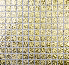 Struttura delle piastrelle in ceramica a mosaico doro