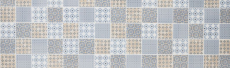 Retro vintage mosaico backsplash cucina bianco blu arancione grigio MOS22B-1404_f | 10 mosaico tappetini