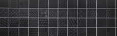 Retro vintage mosaico piastrelle muro ceramica nero struttura parete bagno cucina WC rivestimento - MOS22B-1403