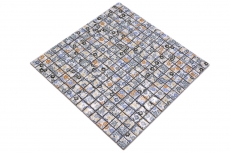 Mosaico di ceramica retro vintage bianco colorato fiori mosaico backsplash MOS18C-1401