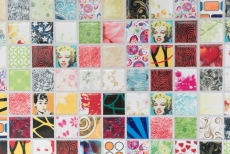 Mosaico di ceramica colorato piastrella di mosaico retro vintage POP UP Marilyn Monroe piastrella di mosaico MOS18D-1605
