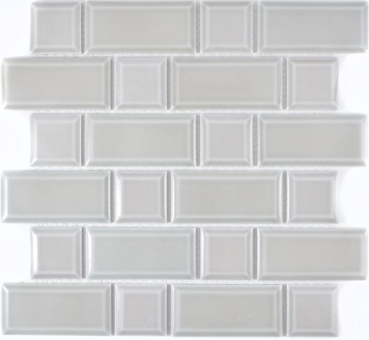 Metro Subway Tiles Grey Mud Facet Mosaic Tile Ceramic Tile Backsplash Kitchen Wall MOS26WM-0202