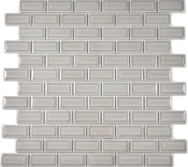 Campione a mano mini metro mosaico piastrelle ceramica backsplash pietra grigio MOS26-0204_m