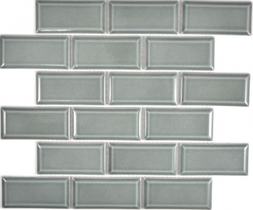 Campione a mano Metro Subway mosaico piastrelle in ceramica benzina backsplash cucina muro MOS26M-0218_m