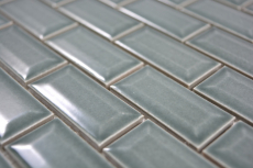 Mini Metro Subway mosaico piastrelle ceramica backsplash cucina benzina MOS26-0218_f | 10 tappetini mosaico