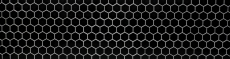 Piastrelle di mosaico ceramica esagono nero lucido backsplash cucina muro MOS11B-0302_f | 10 mosaico tappetini