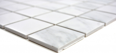 Mosaico ceramico aspetto Carrara bianco grigio bagno piastrelle backsplash cucina MOS14-0102