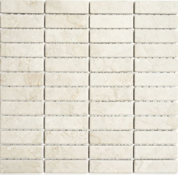 Piastrelle a mosaico decorate a mano Barre in ceramica effetto pietra beige chiaro Backsplash cucina MOS24-STSO45_m