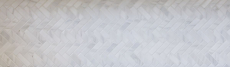 Mosaico ceramico a spina di pesce effetto pietra bianco backsplash cucina MOS24-SO10_f | 10 tappetini a mosaico