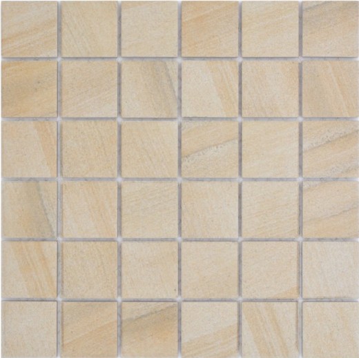 Piastrella di ceramica a mosaico aspetto pietra naturale beige struttura bagno piastrelle backsplash MOS16-AISO98