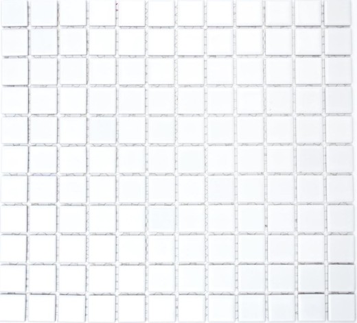Ceramica mosaico piastrelle bianco lucido cucina parete doccia piscina MOS18-0102