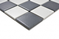 Scacchiera a mosaico SLIPPROOF SLIPPROOF nero bianco MOS14-0103-R10_f