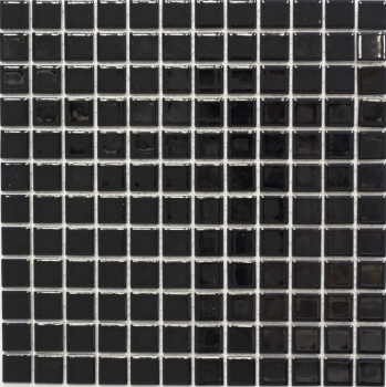 Piastrelle di ceramica a mosaico NIGHT BLACK GLOSSY alzatina per cucina MOS18D-0301