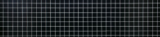 Piastrella a mosaico in ceramica nera opaca MOS16-0311_f