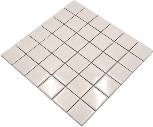 Piastrella di ceramica a mosaico beige magnolia backsplash cucina lucida MOS14-1902