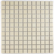 Piastrella di mosaico dipinta a mano magnolia beige opaco backsplash in ceramica MOS18D-1911_m