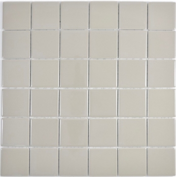 Piastrella di mosaico dipinta a mano SCHLAMM GREY MANHATTAN backsplash lucido MOS14-2401_m