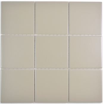 Piastrella a mosaico ceramica fango opaco piastrella WC bagno MOS23-2411_f
