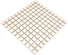 Piastrella a mosaico in ceramica beige chiaro non smaltata piatto doccia antiscivolo piastrelle bagno antiscivolo - MOS18B-1211-R10