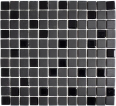 Piastrella di mosaico dipinta a mano in ceramica marrone non smaltata piastrella da parete per bagno MOS18-CU050_m