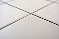 Piastrella di mosaico dipinta a mano in ceramica grigia non smaltata per lalzatina della cucina MOS22-0202_m
