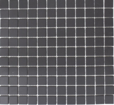 Piastrella a mosaico in ceramica nera non smaltata per piatti doccia MOS18B-0311-R10_f