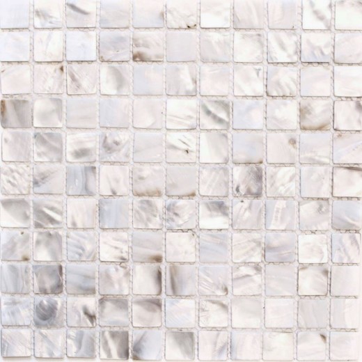 Mosaico di madreperla Mosaico di conchiglie bianco beige Schermo doccia MOS150-SM2525