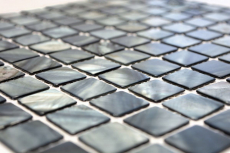 Mosaico in madreperla Mosaico a conchiglia blu grigio Tile backsplash kitchen wallMOS150-SM2582