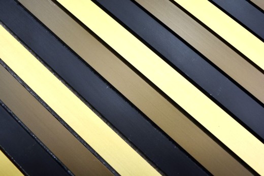 Piastrella a mosaico Aste in alluminio nero bronzo oro Piastrella backsplash parete cucina MOS49-B301