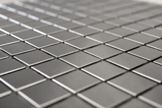 Piastrella a mosaico decorata a mano in acciaio inox argento acciaio spazzolato backsplash cucina MOS129-CE15D_m