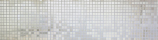 Modello a mano mosaico piastrelle in acciaio inox argento acciaio spazzolato backsplash cucina MOS129-23D_m
