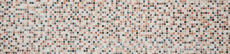 Piastrella di mosaico in marmo pietra naturale crema beige rosso verde casuale MOS38-1204_f