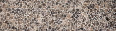 Piastrella di mosaico in marmo pietra naturale di cava Ciot Impala marrone fiammato MOS44-1306_f