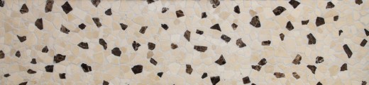 Marmo di cava pietra naturale beige marrone poligonale Castanao Crema piastrelle backsplash rivestimento - MOS44-30-190